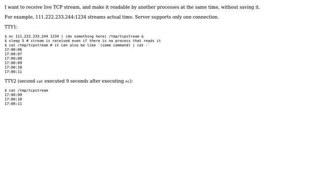 Unix & Linux: How do I share stdout between multiple processes? (2 Solutions!!) смотреть онлайн