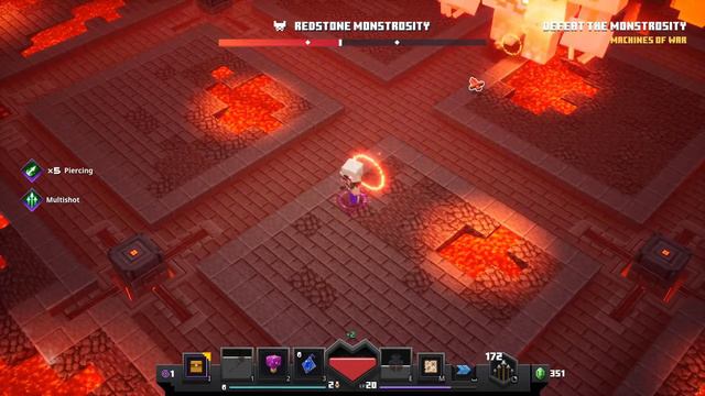 Redstone Monstrosity Boss Fight | Minecraft Dungeons смотреть онлайн