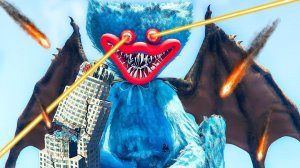 ХАГГИ ВАГГИ ГИГАНТ КРУШИТ ГОРОД ЛОС САНТОС Poppy Playtime в ГТА 5 МОДЫ! ОБЗОР МОДА в GTA 5 ВИДЕО