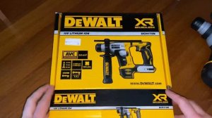 DEWALT DCH172N. Быстрый обзор аккумуляторного перфоратора.
