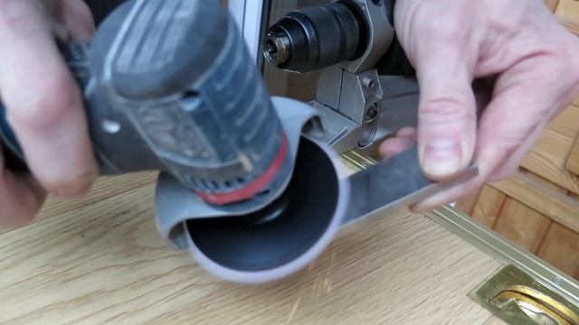 апгрейд: адаптер 1/4"-1/4" для фото + Bosch GWS 12V-76 = опорный диск на липучке Ø 75 мм смотреть онлайн