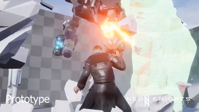 Eddaheim 'Neon Knights' Boss fight (prototype) смотреть онлайн