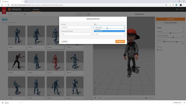 11. unreal engine 4 уроки для новичков - Разбор на русском (Создаем персонажа с mixamo.com) смотреть онлайн