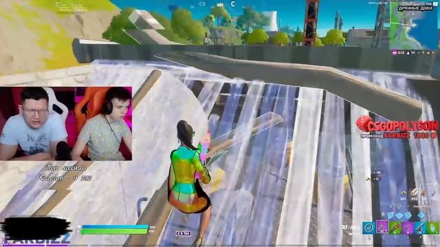 БАТЯ ХОЧЕТ НОВУЮ ПРИЧЕСКУ В ФОРТНАЙТ! СЫН И БАТЯ В FORTNITE, FARBIZZBAT9 смотреть онлайн