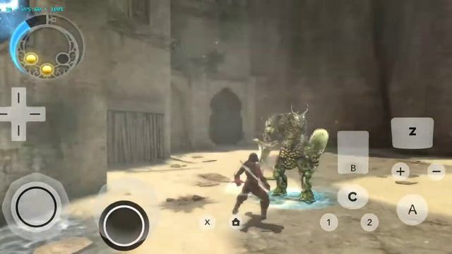 Запуск на смартфоне Prince of Persia the forgotten sands, Android,Snapdragon 845, dolphin emulator смотреть онлайн