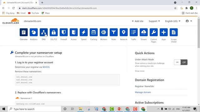 Trỏ Domain Từ Namesilo Về CloudFlare và Tạo Redirect Link смотреть онлайн