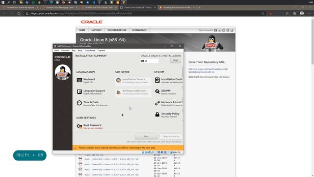 Сетевая установка Oracle Linux 8.3 смотреть онлайн