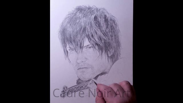 Sketching "Warrior of Light" from Final Fantasy XIV ASMR - Part 2 of 2 - Cadre Noir Art. смотреть онлайн