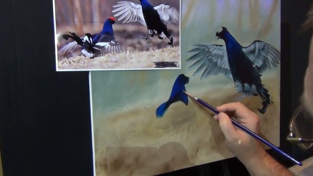 РИСУЕМ ВМЕСТЕ картину маслом ТЕТЕРЕВА НА ТОКУ смотреть онлайн