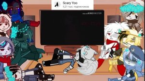 Sans AU's react to Creepypasta memes[]part 21[]