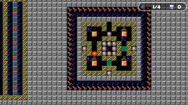 Supaplex SQUARES - Level 24: LOOSE THE ROCK смотреть онлайн