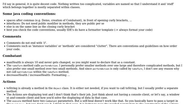 Code Review: Java RPG battle simulator (2 Solutions!!) смотреть онлайн
