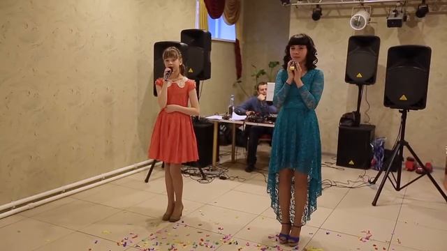 Песня на СЕРЕБРЯНУЮ свадьбу родителям Козырева Катя, Панины Ольга и Елена смотреть онлайн