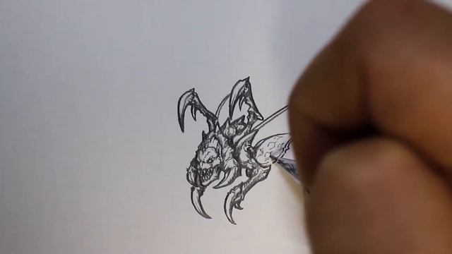 0015 Game: StarCraft Zerg Zergling Drawing / Pencil Drawing / Speed Drawing смотреть онлайн