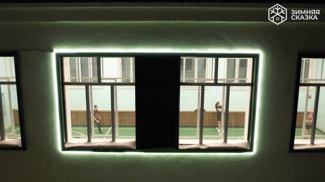 Стильная подсветка фасада из гибкого неона смотреть онлайн