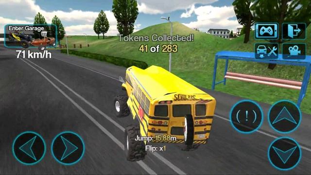 Monster Truck Driving Rally Game Simulator. Android Gameplay смотреть онлайн