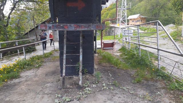 Домбай.Подьемник СССР,колесо времени 1975 года рождения. смотреть онлайн
