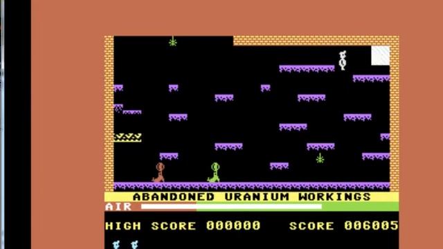 Manic Miner - Commodore 64 - emulador RetroArch 1.6.6 VICE x64 v3.0 смотреть онлайн