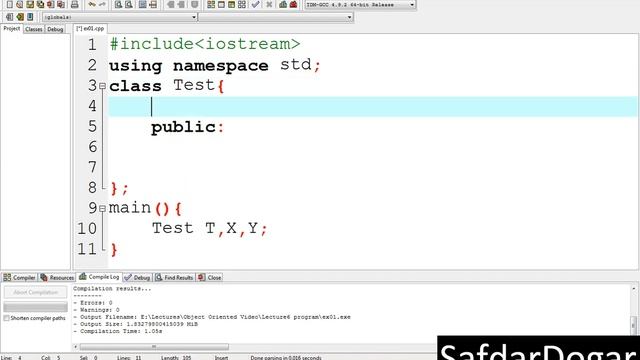 Constructor in C++ with Easy Example | Object Oriented Programming Concept Lecture 07(Urdu/Hindi) смотреть онлайн