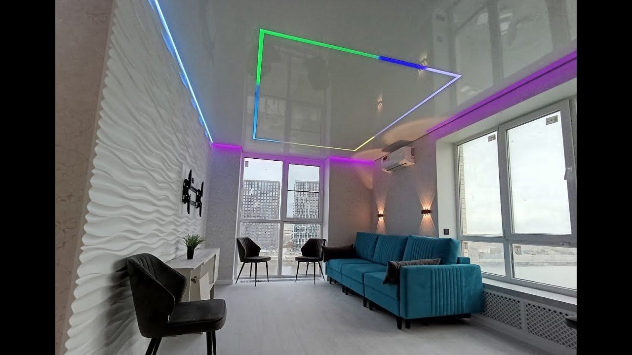 От чего зависит стоимость Натяжного потолка ! Монтаж натяжных потолков 8 989 684 7924 смотреть онлайн