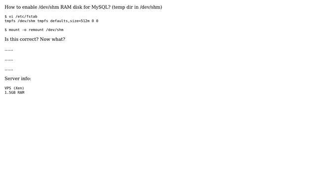 DevOps & SysAdmins: How to enable /dev/shm RAM disk for MySQL? (2 Solutions!!) смотреть онлайн