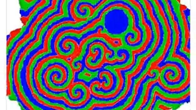 Rock Paper Scissors Cellular Automata смотреть онлайн