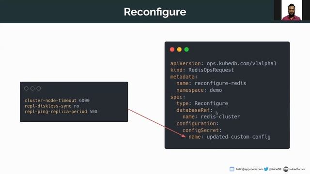 Reconfigure Redis Cluster using KubeDB смотреть онлайн