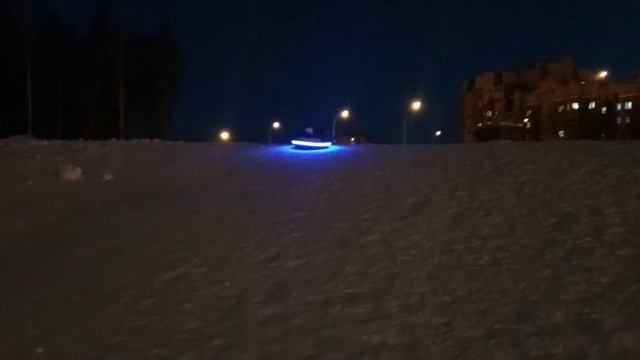 светодиодная лента WS2812b на снежном бублике смотреть онлайн