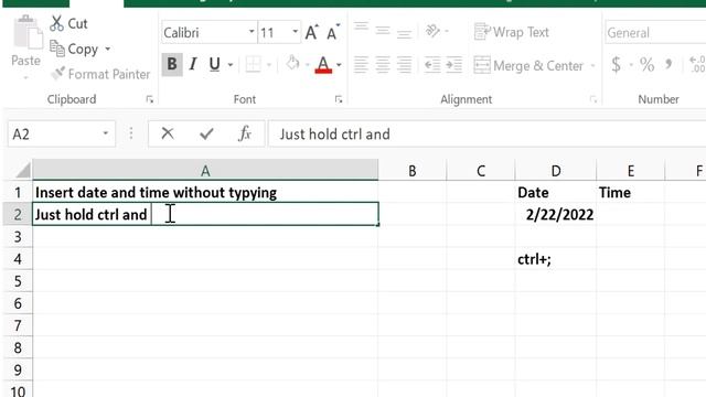 Quickly Enter Current Date and Time in Excel with one Stroke смотреть онлайн