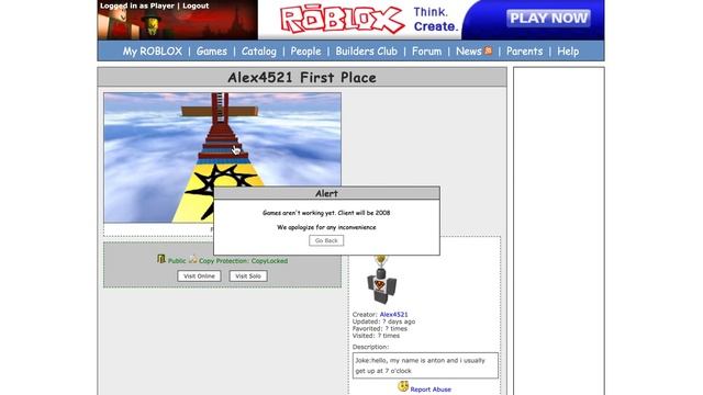 ROBLOX 2008 (Revival by Me) смотреть онлайн