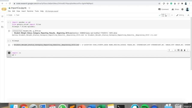 Cara Import File CSV dari PC ke Google Colab | Python Tutorial For Beginner смотреть онлайн