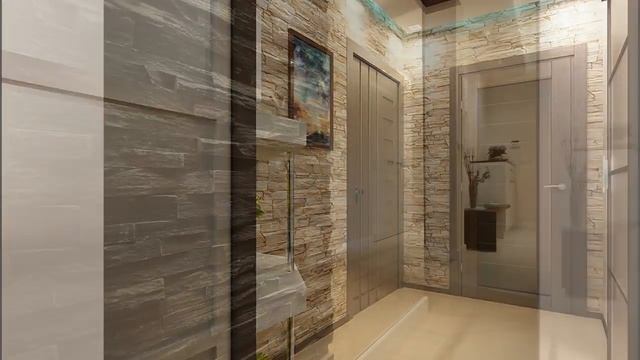 Искусственный декоративный камень в интерьере прихожей и коридора. Идеи отделки стен в прихожей смотреть онлайн
