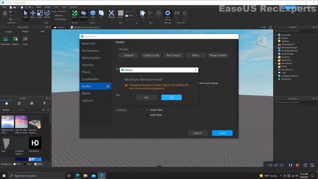 How to Change Your Game's Avatar to R6 - ROBLOX Studio 2021. смотреть онлайн