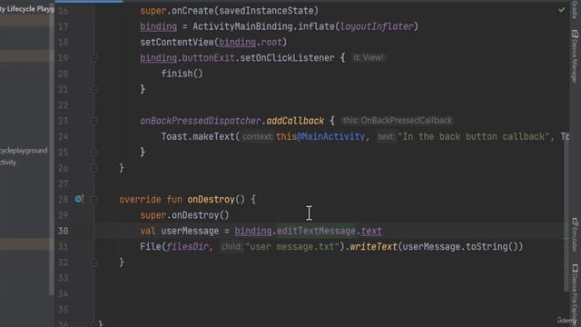 14 - The Activity Lifecycle смотреть онлайн