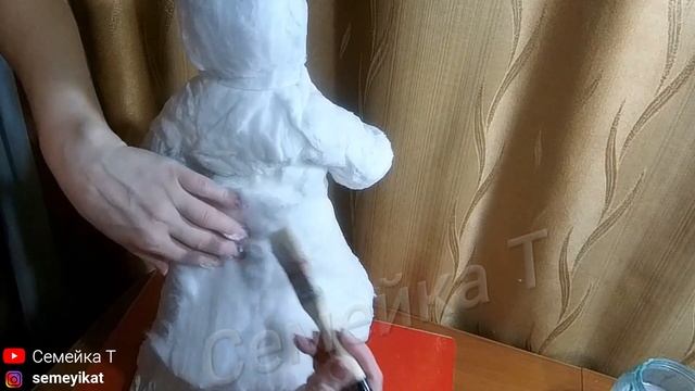 Новогодняя поделка: СНЕГУРОЧКА под ёлку СВОИМИ РУКАМИ!/Поделки на Новый год | Diy Christmas decor смотреть онлайн