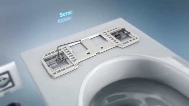 Установка электронной крышки-биде SensPa на унитаз смотреть онлайн