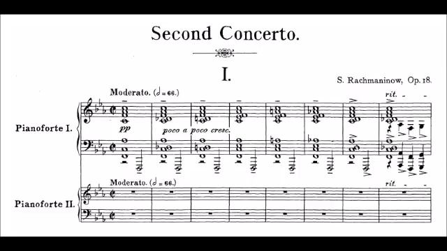 С.В. Рахманинов - Концерт для Фортепиано с Оркестром № 2, Op. 18 (1900-1901) смотреть онлайн