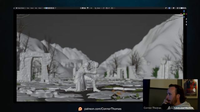 3D Modeling an Image in Blender - pt. 1 | Elden Ring смотреть онлайн