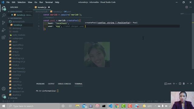 #41. Instalasi modul MariaDB dan membangun koneksi antara Node js dan MariaDB смотреть онлайн