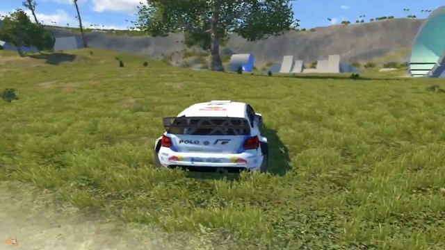 BeamNG.Drive - crash test Volkswagen Polo хэтчбек смотреть онлайн