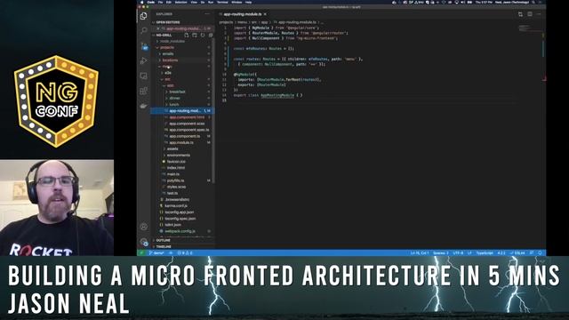 Building a Micro Frontend Architecture in 5 Minutes | Jason Neal | Lightning Talks 2021 #ngconf смотреть онлайн