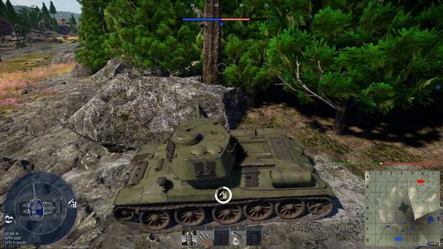 LAST MEDIUM RANK IV || T-34 85 || Realistic Battle (War Thunder) смотреть онлайн