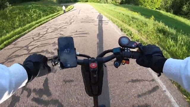 Опастная поездка в Крылатское из EcoDrift, Место проведения ЭлектроФест 2022 Kugoo G1 Vsett 10+