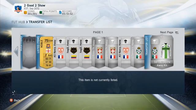 FIFA 14 Ultimate Team: Trading With Kits And Badges