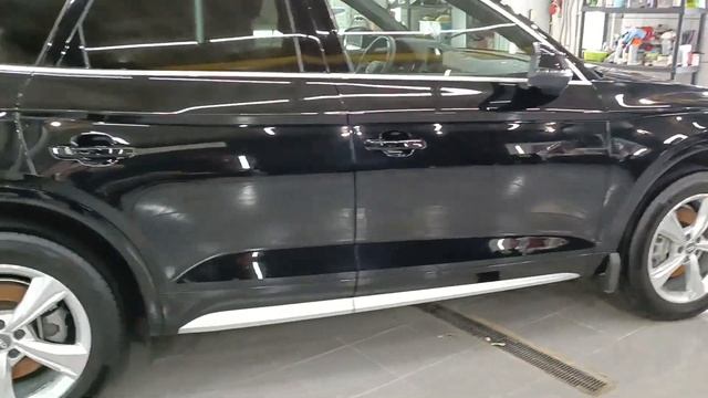 Audi Q5 2020 детейлинг процедуры. Сделано в www.detailing-garage.ru смотреть онлайн
