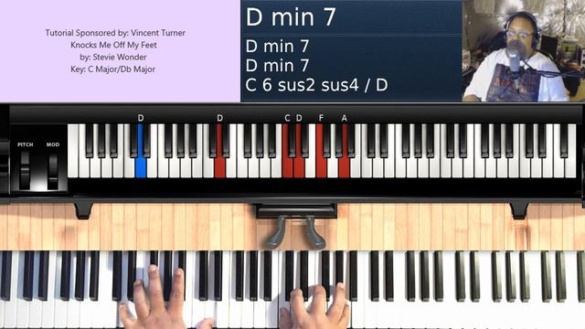 Knocks Me Off My Feet (by Stevie Wonder) - Piano Tutorial смотреть онлайн