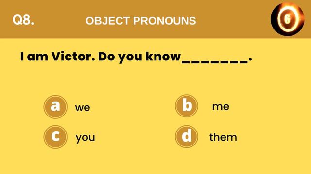 Object Pronouns QUIZ | English Grammar Quiz | Subject vs Object Pronouns смотреть онлайн