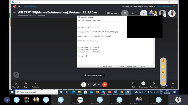 API Testing Class6(What is JSON and Types) смотреть онлайн