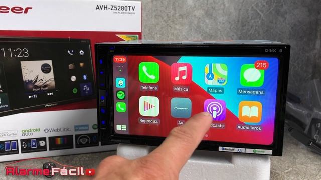 Demonstração Pioneer AVH-Z5280TV ? смотреть онлайн