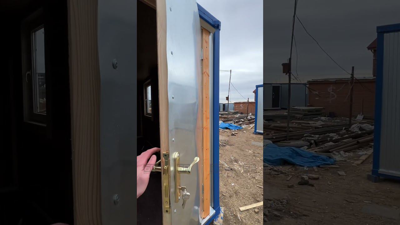 Бытовка БК-1 с двумя окнами, размер 4х2.4 м смотреть онлайн